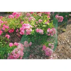 18 In. Vinyl Tall Green Coated Galvanized Steel Expandable Modular Garden Fencing System -Dewalt Tools Shop green garden fencing lag gardenfence 1f 1000