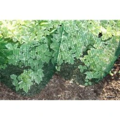 18 In. Vinyl Tall Green Coated Galvanized Steel Expandable Modular Garden Fencing System -Dewalt Tools Shop green garden fencing lag gardenfence 44 1000