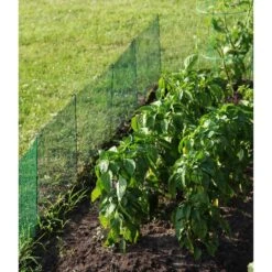 18 In. Vinyl Tall Green Coated Galvanized Steel Expandable Modular Garden Fencing System -Dewalt Tools Shop green garden fencing lag gardenfence 4f 1000