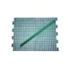 18 In. Vinyl Tall Green Coated Galvanized Steel Expandable Modular Garden Fencing System