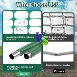 48 In. Plastic Temporary Garden Fence With Posts And Ties Green 4 X 100 Feet Reusable Safety And Construction Fencing -Dewalt Tools Shop green oyezvary garden fencing 28csa11236 fa 1000