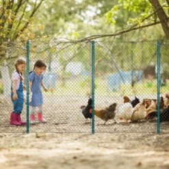 1.2 In. X 3/5 In. X 3 Ft. Metal No Dig Garden U Fence Post For Wire Fencing Steel Post For Yard, Green, Pack Of 10 -Dewalt Tools Shop green t posts u posts 0l4h9u6k 31 1000