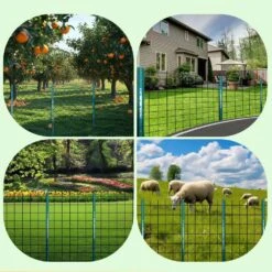 1.2 In. X 3/5 In. X 4 Ft. Metal No Dig Garden U Fence Post For Wire Fencing Steel Post For Yard, Green, Pack Of 10 -Dewalt Tools Shop green t posts u posts 7h3l9d6j a0 1000