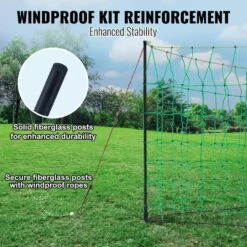 Electric Fence Netting 42 In. H X 164 Ft. L Polywire Net Fencing With Posts And Double-Spiked Stakes Utility Portable -Dewalt Tools Shop green vevor garden fencing dxjcwlw42in1lycclv9 4f 1000