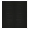 UltraEasy Fencing 6 Ft. H X 6 Ft. W Indian Ebony Wood Plastic Composite Horizontal Fence Section With Gray Frame