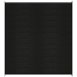 UltraEasy Fencing 6 Ft. H X 6 Ft. W Indian Ebony Wood Plastic Composite Horizontal Fence Section With Gray Frame