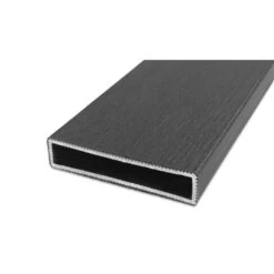 6 Ft. WPC Capped 360 Composite Aluminum Rail For Picket Fencing - Ironwood