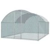 13.1 Ft. X 9.8 Ft. X 6.5 Ft. Large Poultry Fencing Metal Chicken Run House With Waterproof Cover Arch Chicken Coop