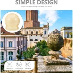 12 Round Ball Concrete Mold For Lawn Decor Fencing Cement Balustrade Top Ornament DIY Casting -Dewalt Tools Shop kiwdzfu concrete forms 22ph005088 4f 1000