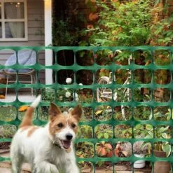 4 X 100 Ft. Green Plastic Mesh Fence Roll Barrier Durable PE Safety Net For Construction Animal Garden Fencing -Dewalt Tools Shop kiwdzfu snow fencing a422ph522284 44 1000