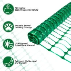 Plastic Mesh Fencing Roll With Steel Stakes Temporary Reusable Netting For Pool Garden Construction 1 Roll -Dewalt Tools Shop kiwdzfu snow fencing a422ph522285 1f 1000