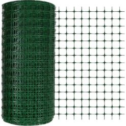 Plastic Safety Fence 2 X 164 Ft. Mesh Roll Barrier Netting Temporary Pool Snow Fence For Garden And Animal Fencing Green