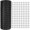 2 In. 164 Ft. Plastic Mesh Fence Safety Barrier Netting For Construction Animal Garden Pool Temporary Fencing Black