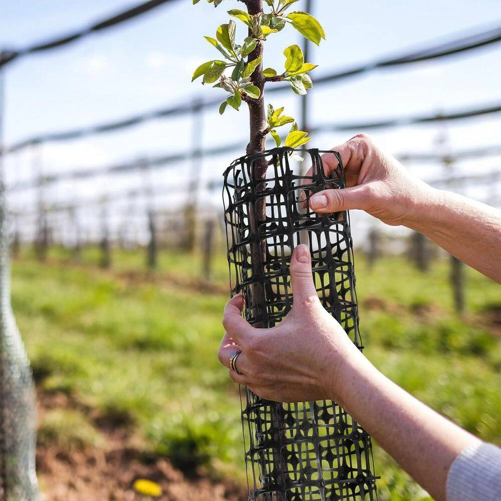 2 In. 164 Ft. Plastic Mesh Fence Safety Barrier Netting For Construction Animal Garden Pool Temporary Fencing Black 8 2 In. 164 Ft. Plastic Mesh Fence Safety Barrier Netting For Construction Animal Garden Pool Temporary Fencing Black - Image 6