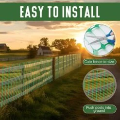 4 Roll Plastic Garden Fence 4 X 100 Ft Green Safety Barrier Heavy Duty Fencing For Outdoor Plant And Pet Protection -Dewalt Tools Shop kiwdzfu snow fencing a422ph522294 44 1000