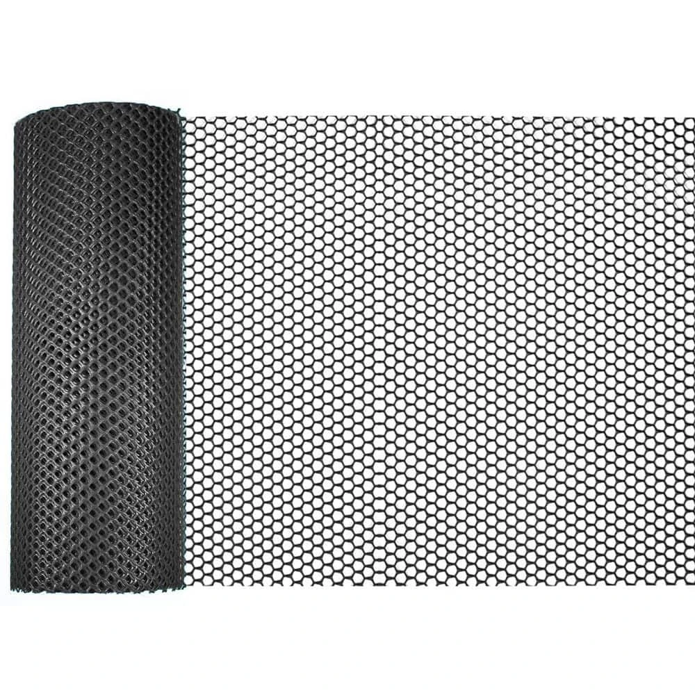 15.7 In. X 32.8 Ft. Black Plastic Netting Multi-Use Decorative Fencing For Poultry Dogs Rabbits Chicken Snake Barrier 3 15.7 In. X 32.8 Ft. Black Plastic Netting Multi-Use Decorative Fencing For Poultry Dogs Rabbits Chicken Snake Barrier
