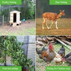 Bird Netting 7.5 X 100 Ft. 1/2 In. Mesh Heavy Duty Garden Pest Barrier Extra Strong Woven Mesh Fencing For Animals -Dewalt Tools Shop kiwdzfu snow fencing a422ph522322 76 1000