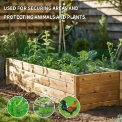 Plastic Garden Mesh Fence Roll 15.7 In. X 16.4 Ft. Weather Resistant UV-Stabilized Temporary Fencing For Animal & Plants -Dewalt Tools Shop kiwdzfu snow fencing a422ph522338 44 1000