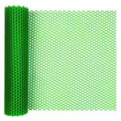 Plastic Garden Mesh Fence Roll 15.7 In. X 16.4 Ft. Weather Resistant UV-Stabilized Temporary Fencing For Animal & Plants