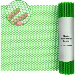 Plastic Garden Mesh Fence Roll 15.7 In. X 16.4 Ft. Weather Resistant UV-Stabilized Temporary Fencing For Animal & Plants -Dewalt Tools Shop kiwdzfu snow fencing a422ph522338 76 1000