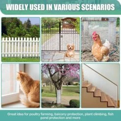 15.7 In. Durable Plastic Chicken Wire Mesh Versatile Fencing Solution For Poultry Gardening Animal Barriers -Dewalt Tools Shop kiwdzfu snow fencing a422ph522344 76 1000