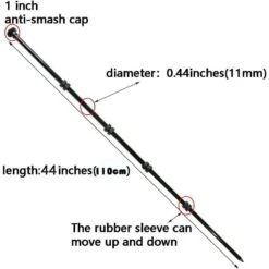 3.6 Ft. Garden Fence Posts Heavy Glass Fiber 11mm Diameter Temporary Fencing Electric Fence Posts In Black, (20-Pack) -Dewalt Tools Shop kiwdzfu snow fencing a422ph522367 c3 1000