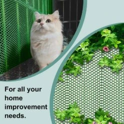 15.7IN X 10FT Heavy-Duty Plastic Chicken Wire Fencing Mesh Green Gardening Barrier Netting Poultry Rabbit Dog Fence -Dewalt Tools Shop kiwdzfu snow fencing a422ph522373 1f 1000