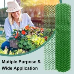 15.7IN X 10FT Heavy-Duty Plastic Chicken Wire Fencing Mesh Green Gardening Barrier Netting Poultry Rabbit Dog Fence -Dewalt Tools Shop kiwdzfu snow fencing a422ph522373 4f 1000