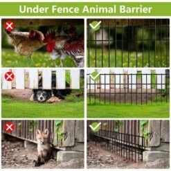 Garden Fence Panels 35 Ft. X 13 In. Rustproof Metal Wire Animal Barrier Fencing For Dogs Rabbits Squirrels 25 Pack -Dewalt Tools Shop kiwdzfu snow fencing bsa0422030 44 1000