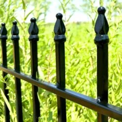 Decorative Metal Garden Fence 24 X 24 Panels, 10 Ft. Total, Folding Landscape Fencing For Yard And Pet Barrier -Dewalt Tools Shop kiwdzfu snow fencing bsa0422078 44 1000