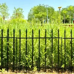 Decorative Metal Garden Fence 24 X 24 Panels, 10 Ft. Total, Folding Landscape Fencing For Yard And Pet Barrier -Dewalt Tools Shop kiwdzfu snow fencing bsa0422078 76 1000