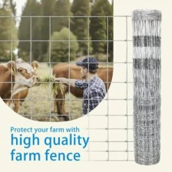 Farm Fence 4 Ft. X 164 Ft. Heavy Zinc Coating Galvanized Field Wire Fencing For Livestock And Animal Protection 12 Farm Fence 4 Ft. X 164 Ft. Heavy Zinc Coating Galvanized Field Wire Fencing For Livestock And Animal Protection -Dewalt Tools Shop kiwdzfu welded wire fencing sa0522044 1f 1000