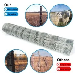 Farm Fence 4 Ft. X 164 Ft. Heavy Zinc Coating Galvanized Field Wire Fencing For Livestock And Animal Protection 14 Farm Fence 4 Ft. X 164 Ft. Heavy Zinc Coating Galvanized Field Wire Fencing For Livestock And Animal Protection -Dewalt Tools Shop kiwdzfu welded wire fencing sa0522044 fa 1000