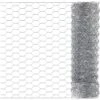 13.7 In. X 236 In. Hexagonal Galvanized Mesh Garden Fence Barrier For Craft Projects And Pet Fencing Welded Wire