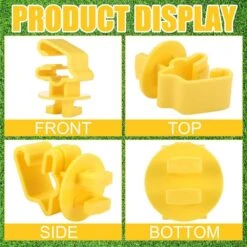 52-Pieces Electric Fence Kit With Poly Wire Black And Yellow Insulators For Pet And Animal Fencing 1640 Ft. -Dewalt Tools Shop kiwdzfu welded wire fencing sa0522046 44 1000