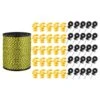 52-Pieces Electric Fence Kit With Poly Wire Black And Yellow Insulators For Pet And Animal Fencing 1640 Ft.