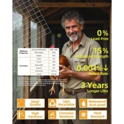 1/2 In. X 3 Ft. X 50 Ft. Hardware Cloth, Hot-Dip Galvanized After Welding, Galvanized Wire Mesh Roll, Chicken Fencing 14 1/2 In. X 3 Ft. X 50 Ft. Hardware Cloth, Hot-Dip Galvanized After Welding, Galvanized Wire Mesh Roll, Chicken Fencing -Dewalt Tools Shop laybus hardware cloth fencing eg27e3sq0 c3 1000