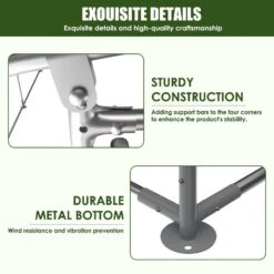 9.2'W X 18.7'L X 6.5'H Metal Chicken Coop, Upgrade Three Support Steel Wire Impregnated Plastic Net Cage,Poultry Fencing 11 9.2'W X 18.7'L X 6.5'H Metal Chicken Coop, Upgrade Three Support Steel Wire Impregnated Plastic Net Cage,Poultry Fencing -Dewalt Tools Shop maocao hoom chicken coops y 102500 1f 1000