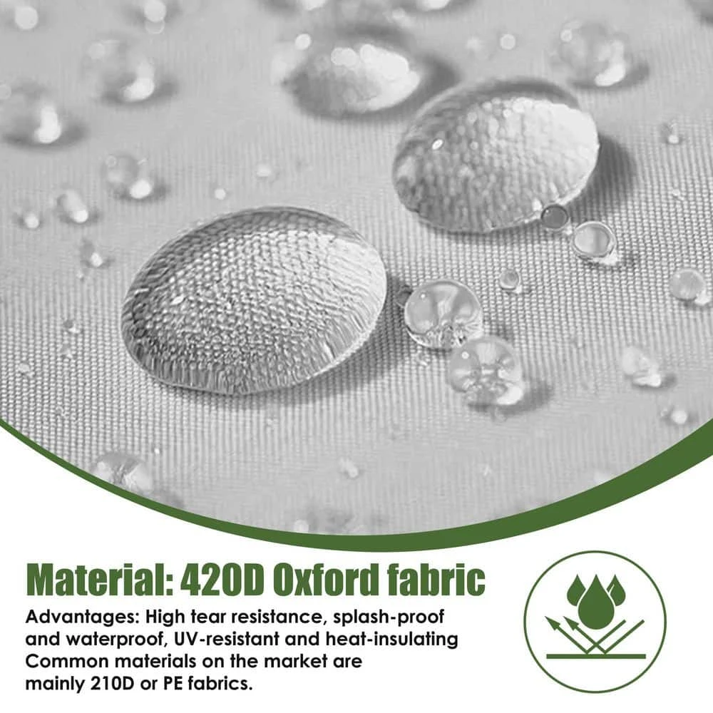 9.2'W X 18.7'L X 6.5'H Metal Chicken Coop, Upgrade Three Support Steel Wire Impregnated Plastic Net Cage,Poultry Fencing 5 9.2'W X 18.7'L X 6.5'H Metal Chicken Coop, Upgrade Three Support Steel Wire Impregnated Plastic Net Cage,Poultry Fencing - Image 3