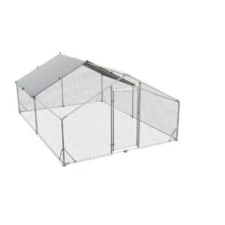 13.1 X 9.8 X 6.4 Ft. Walk-in Metal Spire Shaped Chicken Coop With Waterproof, Anti-Ultraviolet Cover, Poultry Fencing -Dewalt Tools Shop maocao hoom chicken coops y p166156 c3 1000