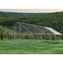 19.5 X 9.7 X 6.4 Ft. Metal Spire Shaped Walk-in Chicken Coops With Waterproof And Anti-Ultraviolet Cover Poultry Fencing -Dewalt Tools Shop maocao hoom chicken coops y p166161 31 1000