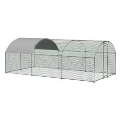 9.84 X 19.68 X 6.56 Ft. Large Walk-in Dome Shaped Metal Chicken Coops With Waterproof And Anti-UV Cover, Poultry Fencing -Dewalt Tools Shop maocao hoom chicken coops y p171905 1f 1000