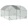 9 Ft. X 13 Ft. X 6 Ft. Large Dome Shaped Walk-in Metal Chicken Coop With Waterproof And Anti-UV Cover,Poultry Fencing