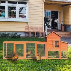 122 X 26 X 44.5 In. Solid Wood Chicken Coops For 2-4 Chickens, Poultry Fencing -Dewalt Tools Shop maocao hoom chicken coops y p225505 76 1000