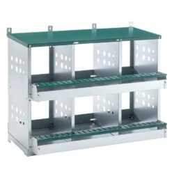 Chicken Nesting Box, 6 Room Metal Nesting Boxes For Chicken, Galvanized Steel Nesting Boxes For Hens,Poultry Fencing