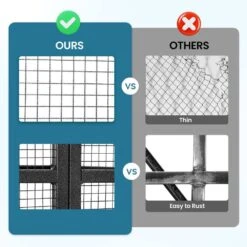 Durable Wood And Iron Chicken Coop W/ Runway And Waterproof Roof For 5-7 Chickens, Built-in Nesting Box, Poultry Fencing -Dewalt Tools Shop maocao hoom chicken coops y s02 fa 1000