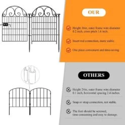 27 In. X 40 In. Heavy Duty Metal Temporary Dog Digging Fencing Barrier With Gate For Outdoor Yard (12-Pack) -Dewalt Tools Shop metal fence panels 0b4y3k6p c3 1000