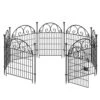 27 In. X 32 In. Heavy Duty Metal Temporary Dog Digging Fencing Barrier With Gate For Outdoor Yard (8-Pack) 1 27 In. X 32 In. Heavy Duty Metal Temporary Dog Digging Fencing Barrier With Gate For Outdoor Yard (8-Pack) -Dewalt Tools Shop metal fence panels 1y9a4u0q 64 1000