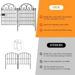 27 In. X 32 In. Heavy Duty Metal Temporary Dog Digging Fencing Barrier With Gate For Outdoor Yard (16-Pack) -Dewalt Tools Shop metal fence panels 4u5x6m8i 40 1000