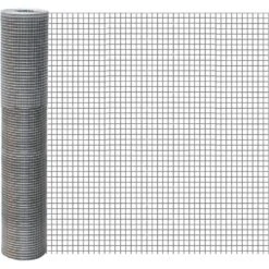 N/A Galvanized Welded Hardware Cloth 19Ga 16x50' 1/2 Mesh Roll For Garden Fencing Animal Protection Water Rust Resistant